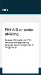 Mobile Screenshot of fih.dk