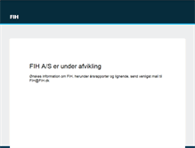 Tablet Screenshot of fih.dk